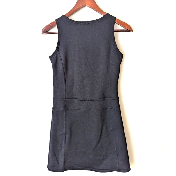 Athleta Athletic Mini Dress Women's Size XS Tennis/Golf Black Made in Canada - Picture 2 of 10